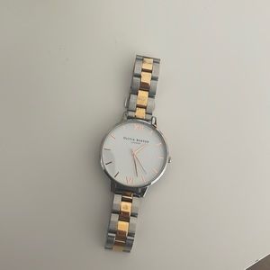 Rose gold & silver Olivia Burton watch